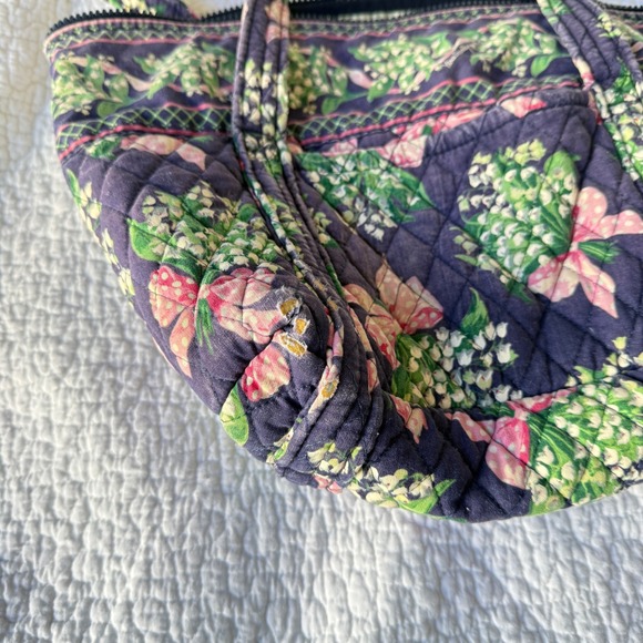 Retired Vera Bradley Quilted Shoulder Bag Return To Happiness Floral Cottagecore - Picture 9 of 11